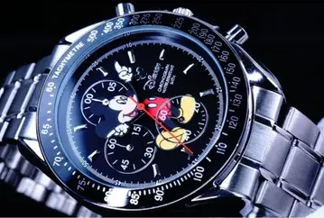 미키마우스 크로노그래프 스피드 마스터 손목시계 Disney 디즈니