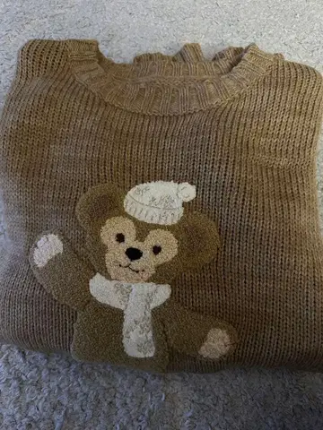 디즈니씨 더피 니트