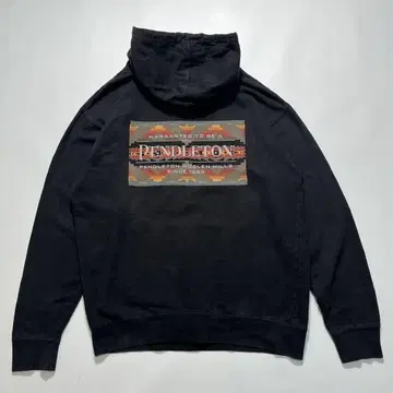 펜들턴 풀오버 후드티 M 블랙 네이티브 무늬 7564
