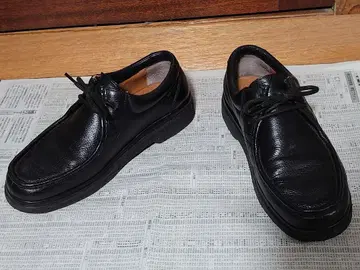 marelli bis 블랙 가죽 드레스 신발 25.0cm