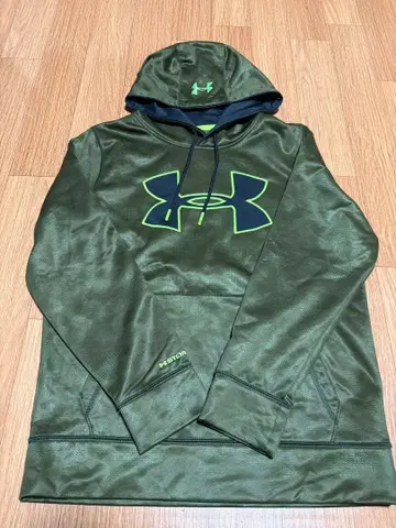 언더아머 Under Armour 그린 후드티 S 후드