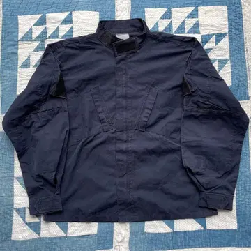 00s 미국 육군 컴뱃 자켓 셔츠 네이비 립스탑