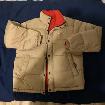 FILLUMINATE 다운 자켓 베이지/레드