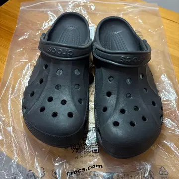 Crocs 클로그 샌들 블랙 9-11 (27cm)