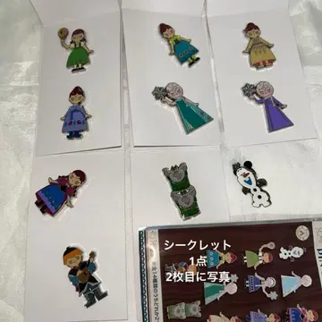 도쿄 디즈니 리조트 겨울왕국 핀 배지 시크릿 포함 11점