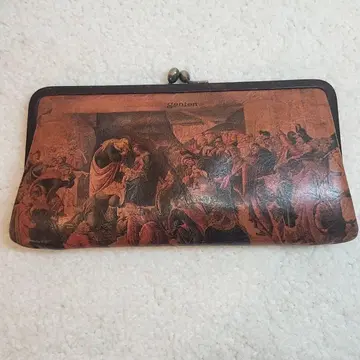 겐텐 x 우피치 미술관 콜라보 아트 가마구치 지갑