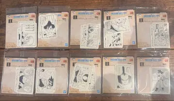 제일복권 드래곤볼 40th I상 시계 부품 스티커 11종 묶음 판매