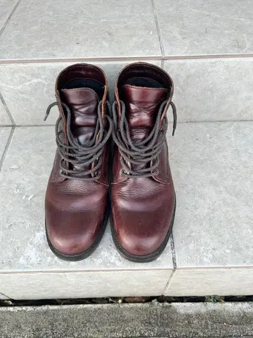 다크 브라운 HARE 부츠 천연 가죽 새상품급