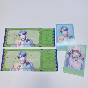 온다 토세 신나 아리 트레이딩 사진풍 카드 금박 티켓풍 카드 특전