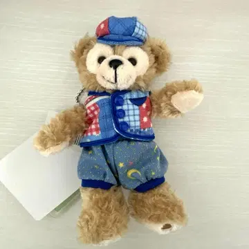 [택 포함 새상품] 디즈니씨 15주년 더피 인형 배지