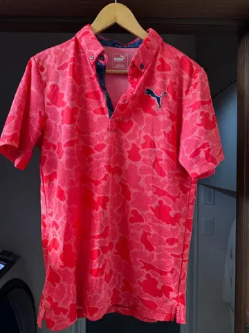 PUMA 카모플라쥬 패턴 셔츠 XL