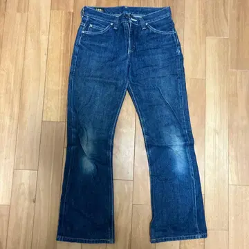 리 부츠컷 데님 다크 블루