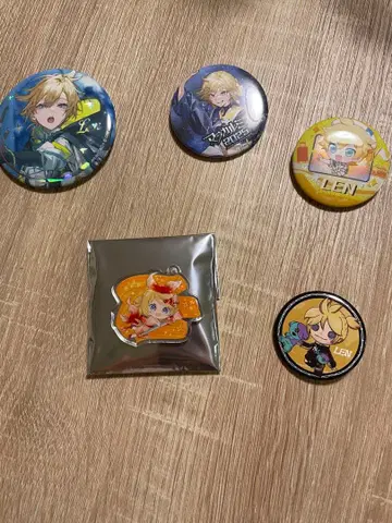 카가미네 렌 카가미네 린 캐릭터 캔뱃지 5개 세트