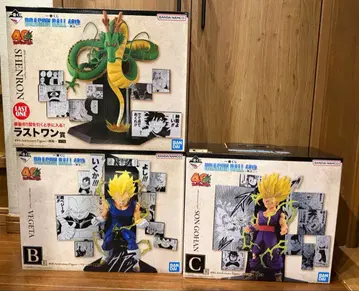 드래곤볼 피규어 세트 라스트 원 신룡, B상 베지터, C상 오반