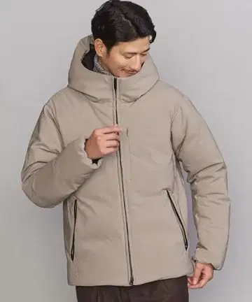 BY 코마츠 마테레 샴브레이 ALLIED 다운 자켓