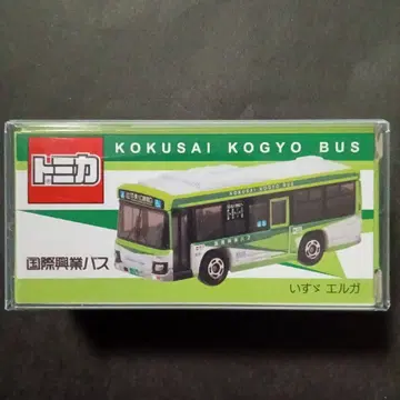 프로텍터 포장 토미카 이스즈 엘가 국제흥업 버스 사업소 한정판 버스