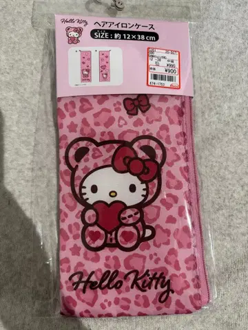 [ 미사용 새상품 ] 헬로키티 인형옷 키티 헤어 다리미 케이스 아베일