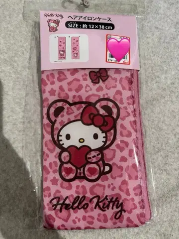 [ 미사용 새상품 ] 헬로키티 인형옷 키티 헤어 다리미 케이스 아베일