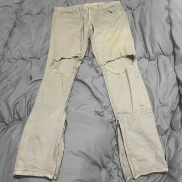 mnml 데미지 데님