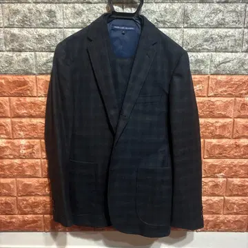 GREEN LABEL RELAXING 체크 무늬 자켓 M