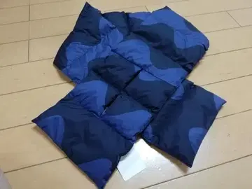 미사용 택 유니클로 마리메꼬 콜라보 머플러 블루 계열