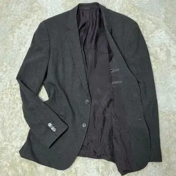 휴고보스 테일러드 자켓 버진 울 캐시미어 혼방 블랙 택 콜롬보