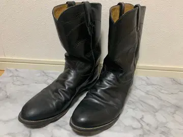 [레어] USA제 Justin 저스틴 페코스 부츠 블랙 28cm