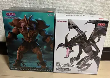 [유희왕] 붉은 눈의 흑룡 엑조디아 피규어 2체 세트