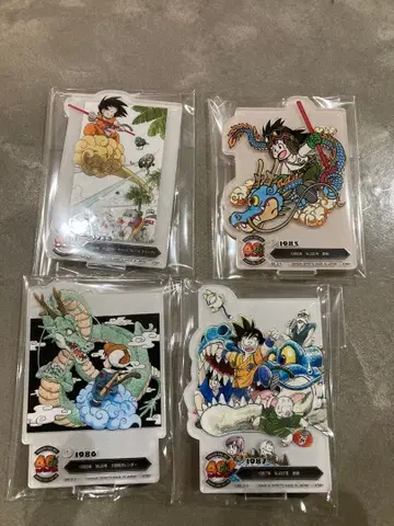 제일복권 드래곤볼 40th 아크렉트 4종 세트 가격 인하 불가