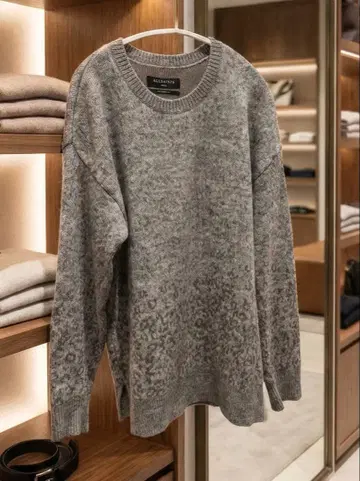 ALLSAINTS 그레이 오버 사이즈 스웨터