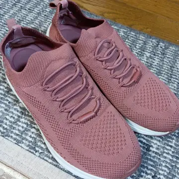 Skechers 메쉬 어퍼 스니커즈 핑크