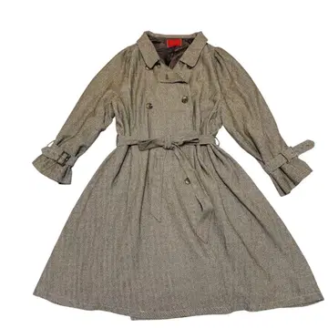 소마리 헤링본 트렌치코트 브라운 M 상당