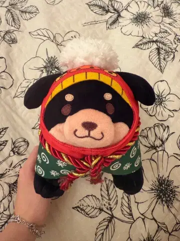 충견 모치시바 블랙견 봉제 인형