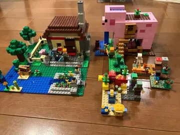 LEGO 마인크래프트 4세트 중고 설명서 포함