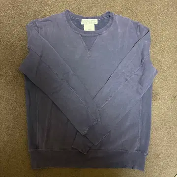 beams 빈티지 가공 트레이닝복 맨투맨 퍼플