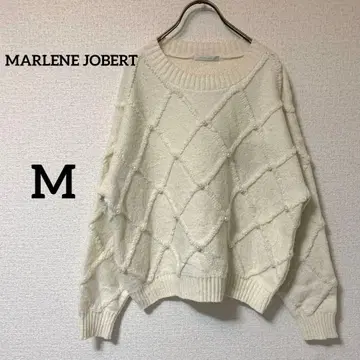 MARLENE JOBERT 아이보리 긴팔 니트 [ M ] 펄