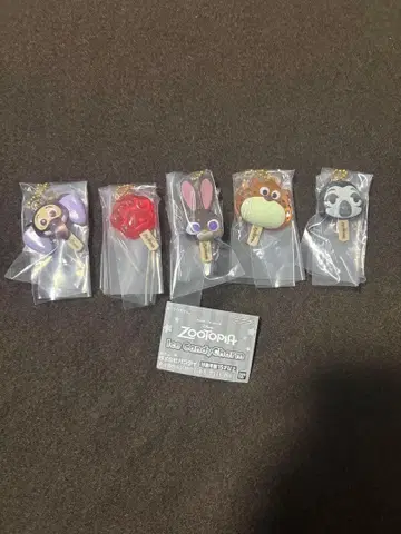주토피아 아이스캔디 참 5종