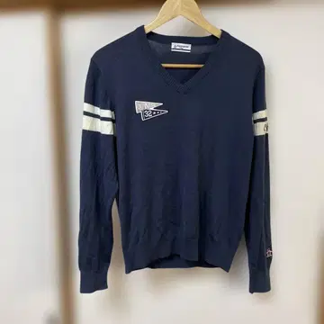 Munsingwear 네이비 V넥 스웨터 L