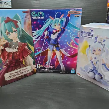 하츠네 미쿠 피규어 3개 세트