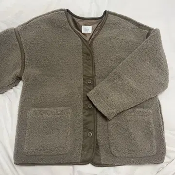 브라운 플리스 자켓