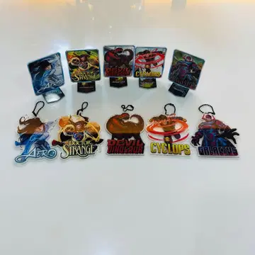 마블 스냅 marvel 5종 세트 아크릴 스탠드 클리어 키링
