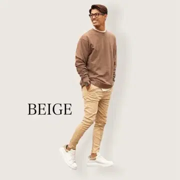 AMUYTRYSBAY 코듀로이 테이퍼드 팬츠 베이지