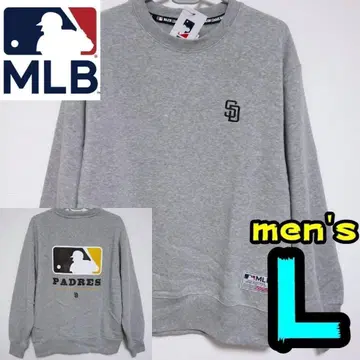[새상품] 파드레스 맨투맨 트레이닝복 L 남성용 MLB 공식 속기모 로고