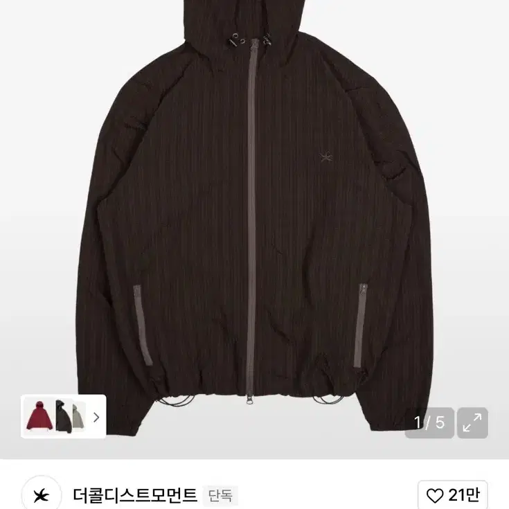 The Coldest Moment Stripe Hooded Zip-up Black S | Bunjang Global