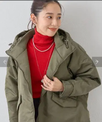 un dix cors 나일론 충전솜 후드 MA-1 자켓