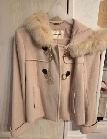 레스 빠세 더플 코트 숏 기장 베이지 38