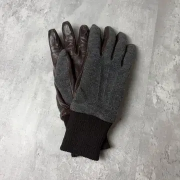 이탈리아제 Gloves 울 x 가죽 캐시미어 라이너 가죽 장갑