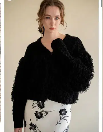 acka mix knit cardigan 니트 가디건