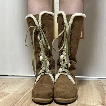 레이스업 부츠 페어리 그런지 모리걸 아마로리 퍼 y2k