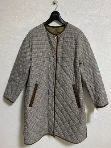 [ 새상품 ] 23구 L 사이즈 체크 무늬 퀼팅 자켓